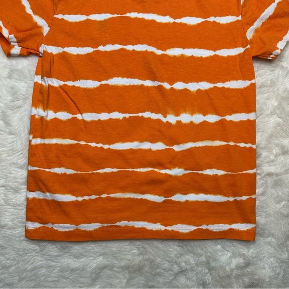 US Polo Assn. T-Shirt Orange & White Striped Size 7 - Picture 12 of 16